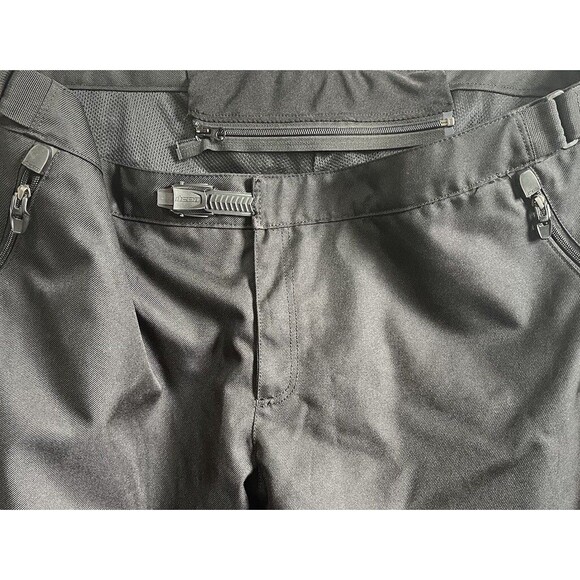 ICON Device Textile Black Pants Asphalt Tech Mens Size 48x35” Overpant Protector - Picture 5 of 8